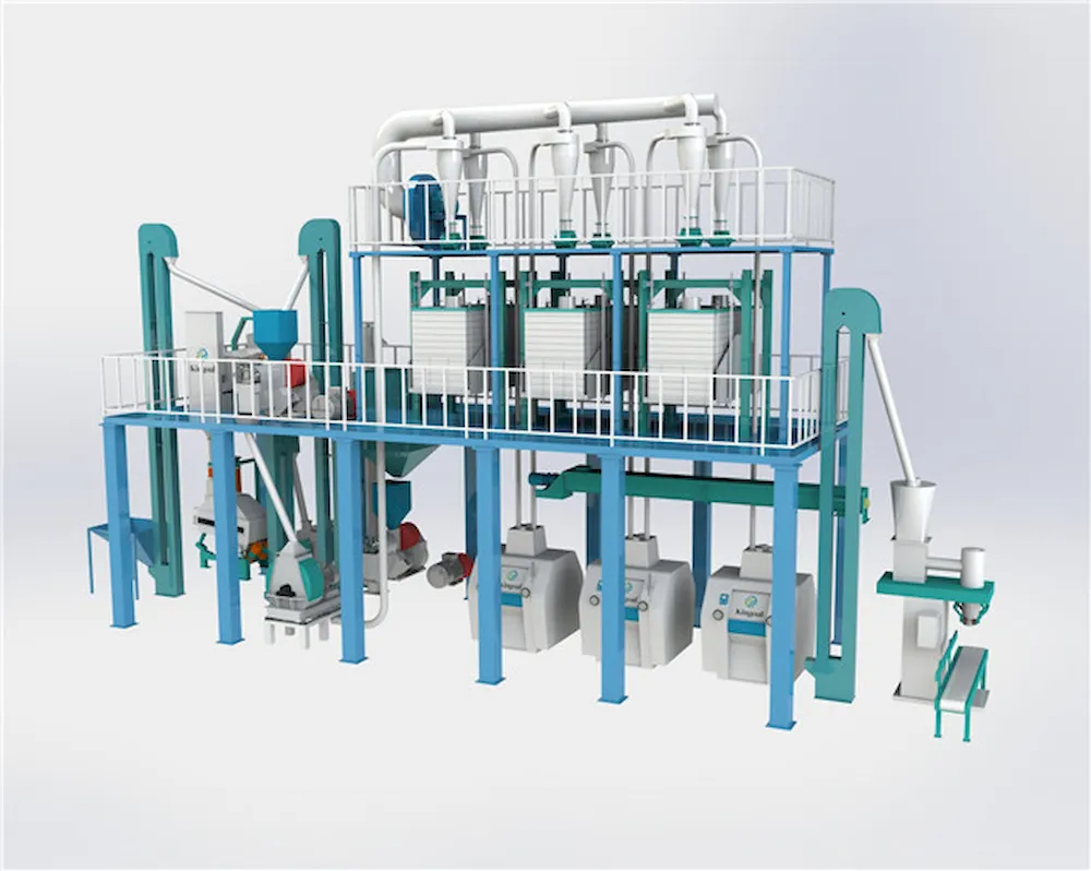 S Complete Set Maize Mill Machine